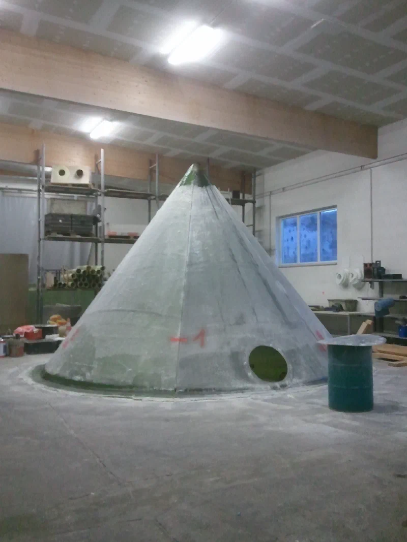 Klärwerk Leuna – Rotationsbecken GFK-Formteilbau